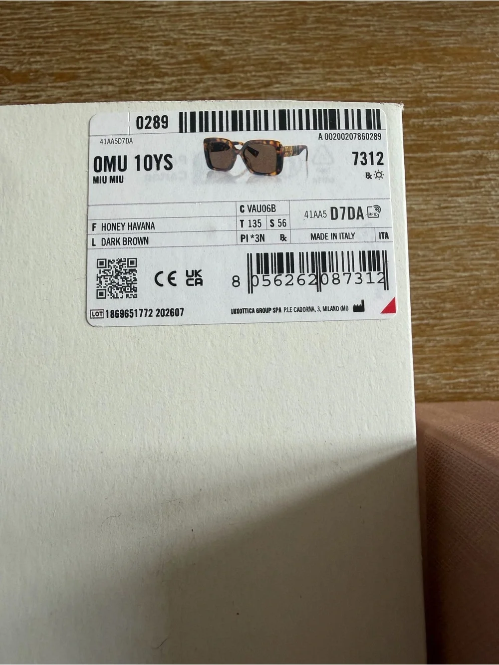 Miu Miu Tortoiseshell Sunglasses with Brown Lenses